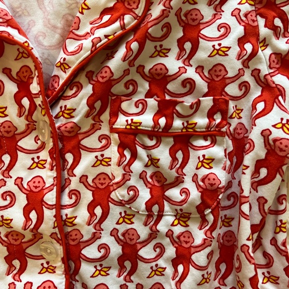 Roller Rabbit Monkey Polo Pajamas - Picture 5 of 11